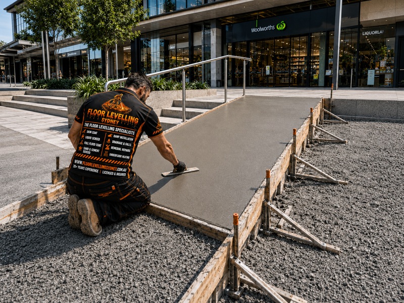 Home 8 Ramp Installation Sydney - Service Box - Floor Levelling Sydney