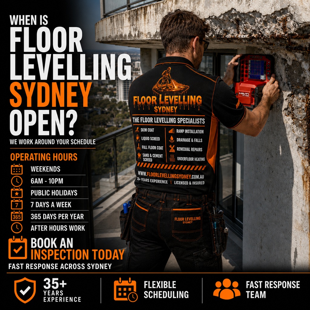 When Is Floor Levelling Sydney Open 1 When Is Floor Levelling Sydney Open